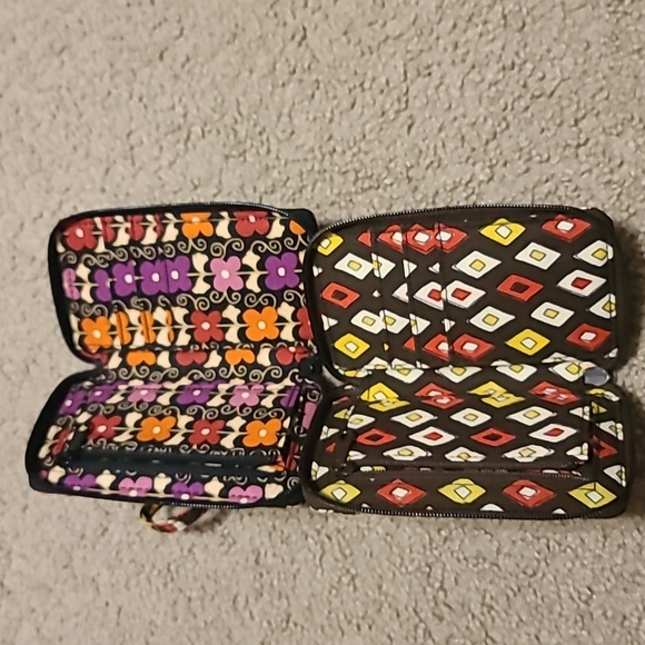 3 Vera Bradley Floral and Abstract Patterned Wristlets Wallets - Picture 3 of 4